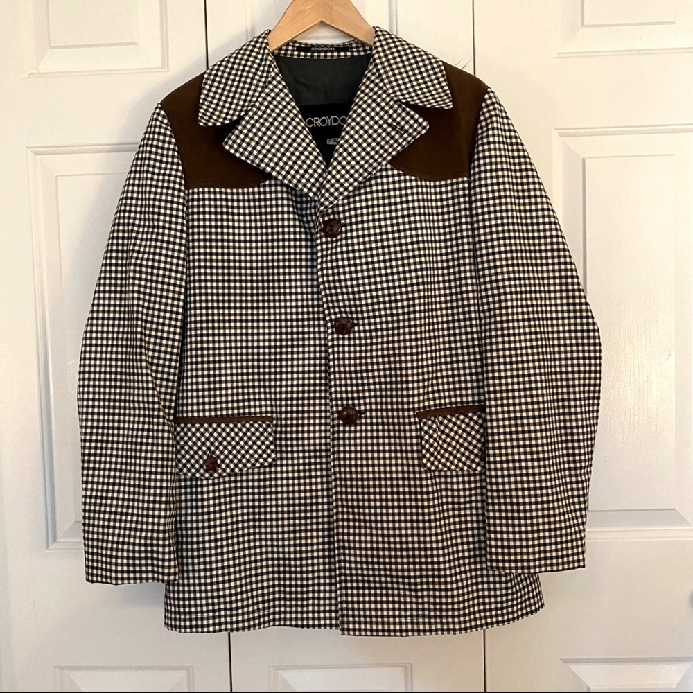 Vintage checkered jacket